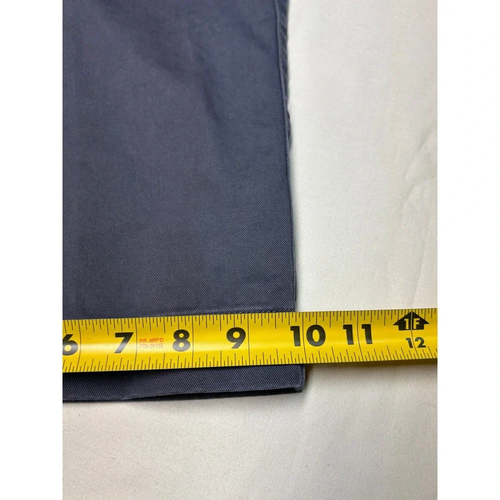 NWT Banana Republic Mens Wide Leg Chino Pants Gray 100% Cotton 32x30 $120